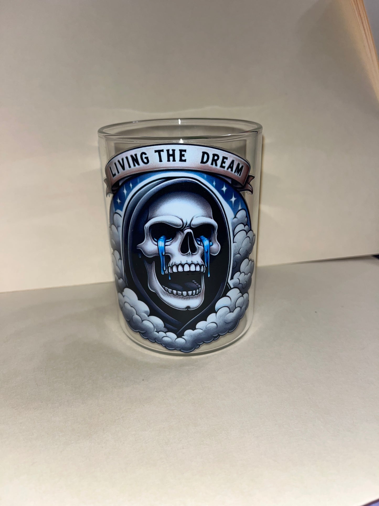 16oz Glass Mug with handle