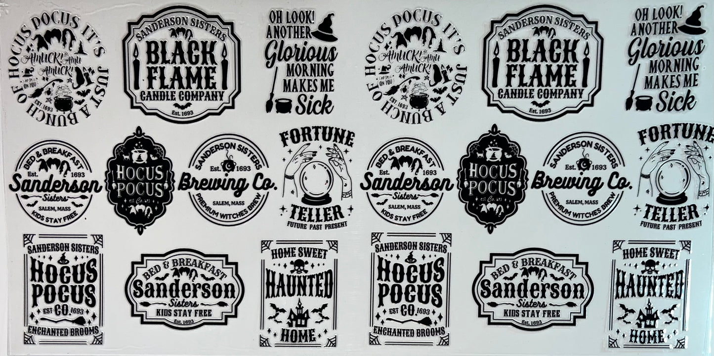 Spooky/Horror wraps