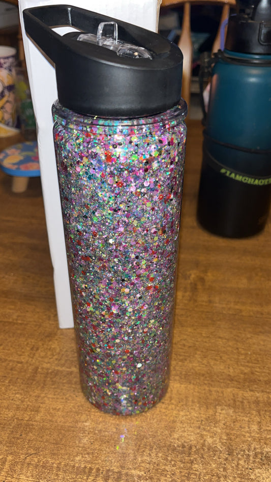 15oz SnowGlobe Tumbler Premade