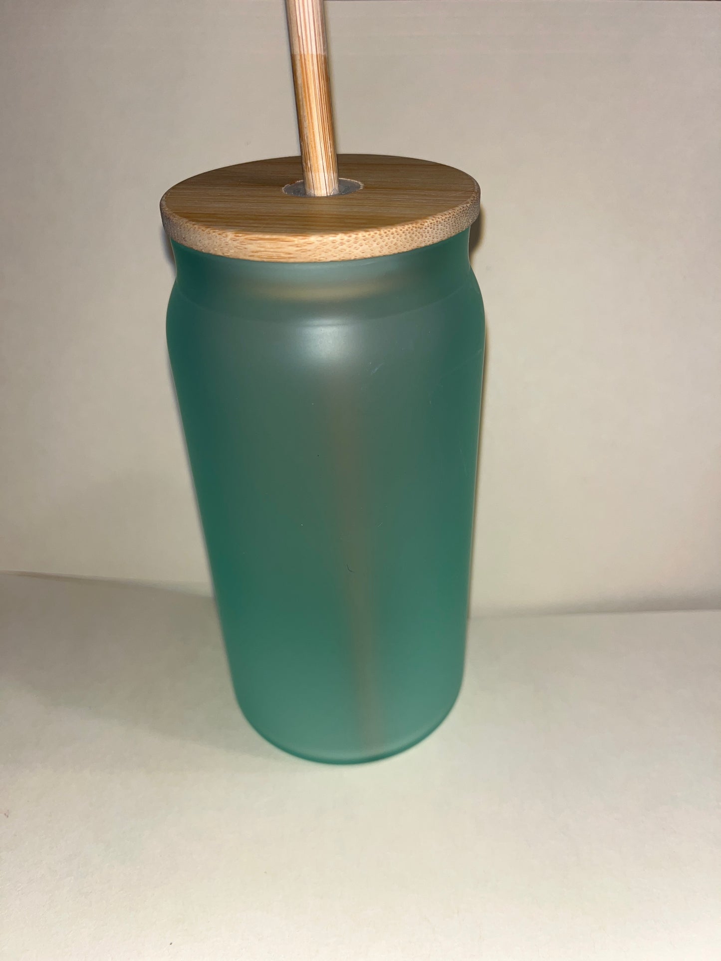 16oz Green Frosted