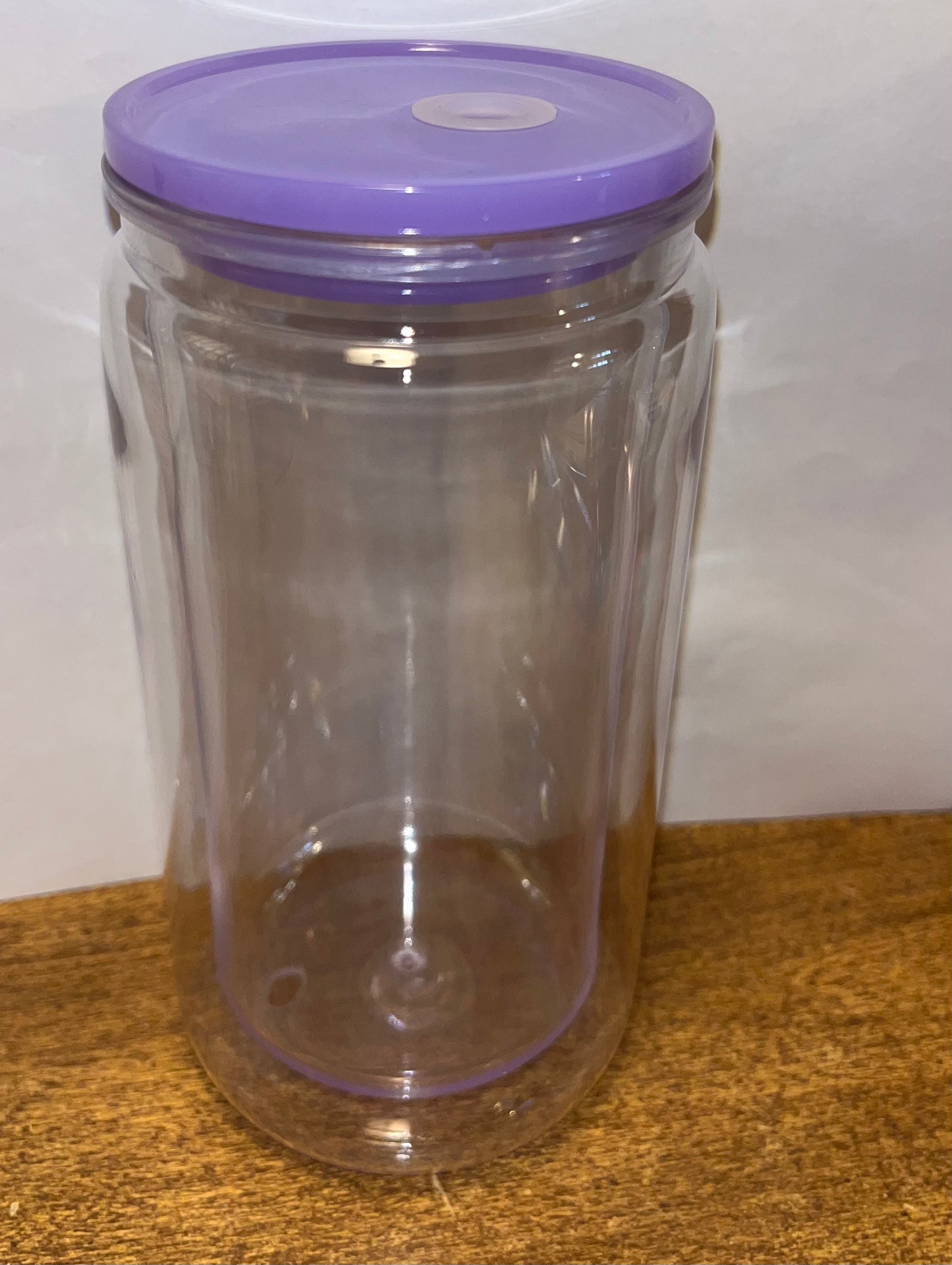 16oz Plastic SnowGlobe Tumbler